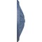 Ekena Millwork Brontes Ceiling Medallion (Fits Canopies up to 3 5/8"), 25 1/2"OD x 5 1/2"P, Americana Crackle CM25BRAMC - alternate 4